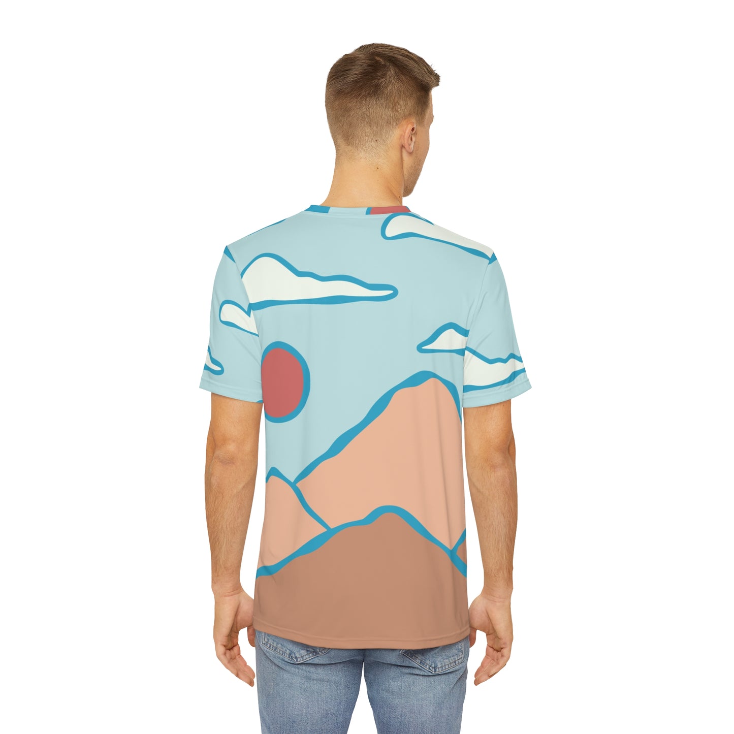 Men’s All-Over Print Tee | Sunrise at the Summit