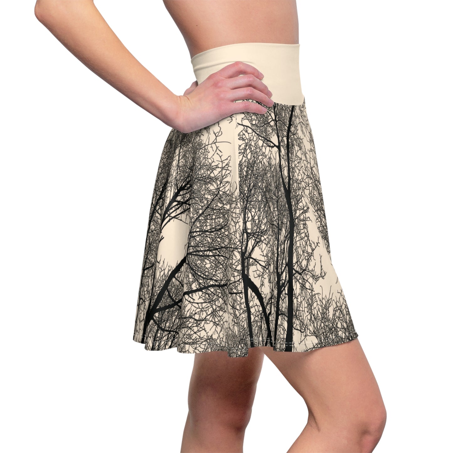 Dry Forest Dream | Women’s Skater Skirt | Flow with Nature – Style in Every Step