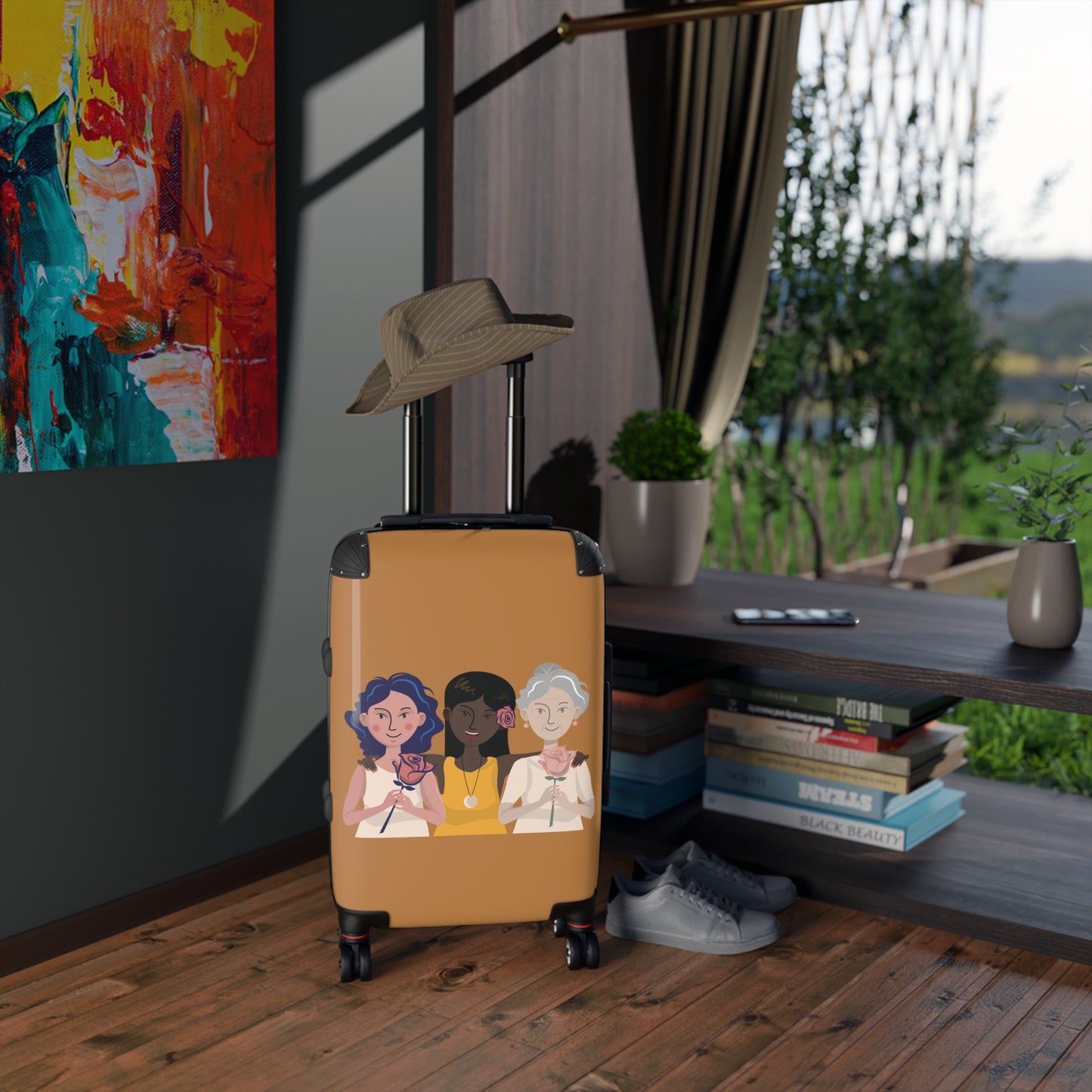 "Woman’s Form" Luxury Suitcase | A Tribute to Women's Day