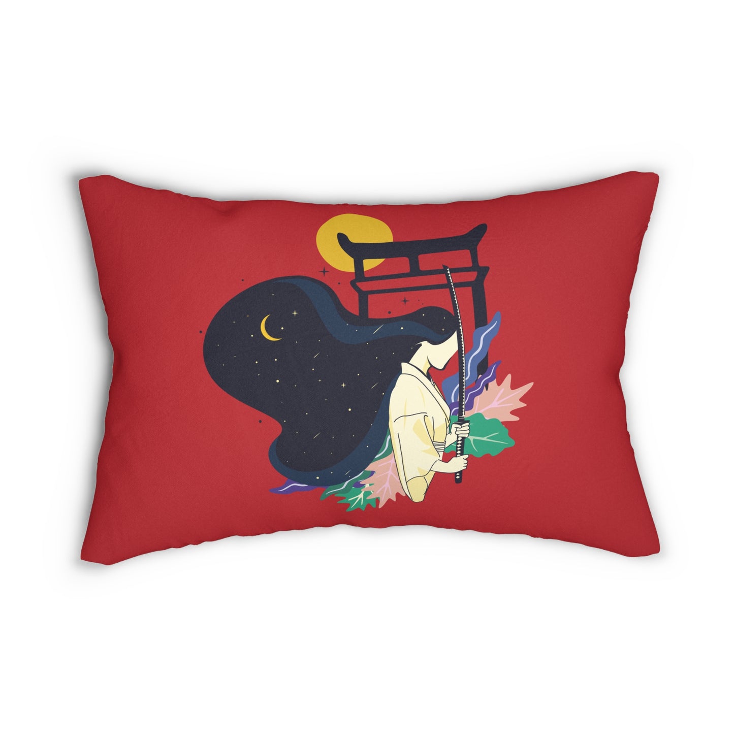 “Torii in Japan” Decorative Lumbar Pillow | Elegance & Calm in Every Detail