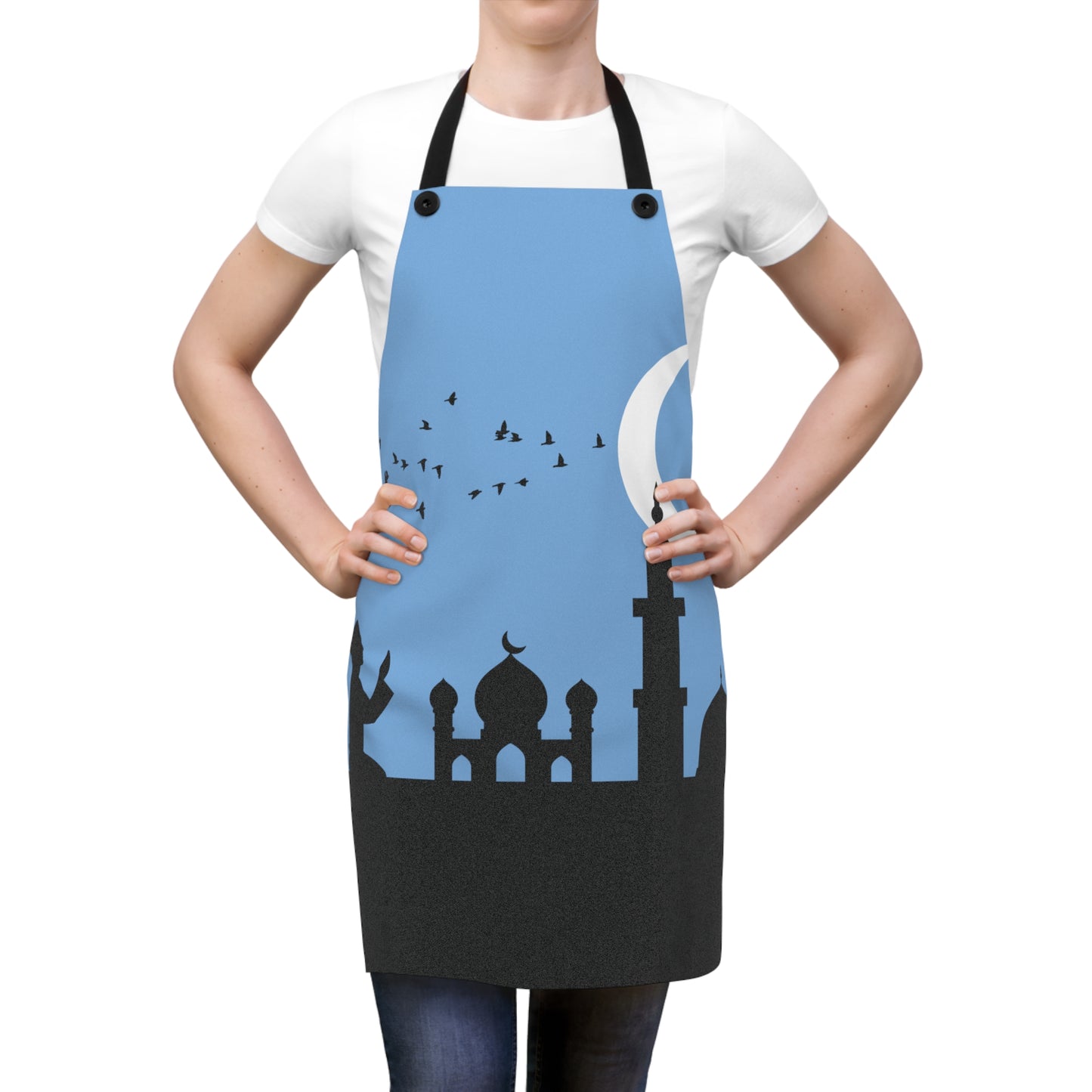 “Tranquil Faith” Apron | Minimalist Design of Muslim Prayer