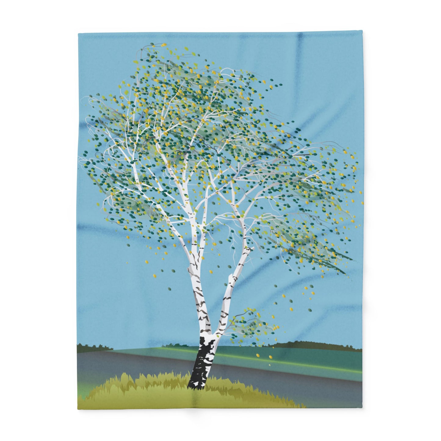 Birch Tree Fleece Blanket | Wrap Yourself in Nature | Cozy Yet Stylish