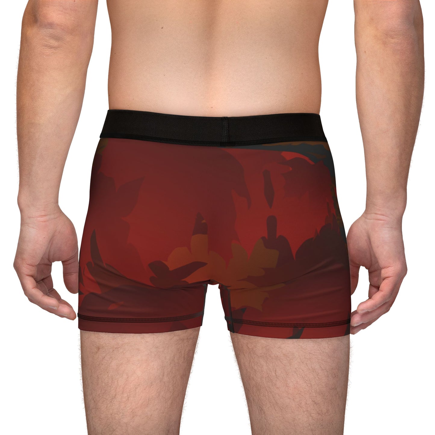 Squirrel Under Maple | Fun Men's Boxers with Woodland Charm | Cute – Comfy – Confident