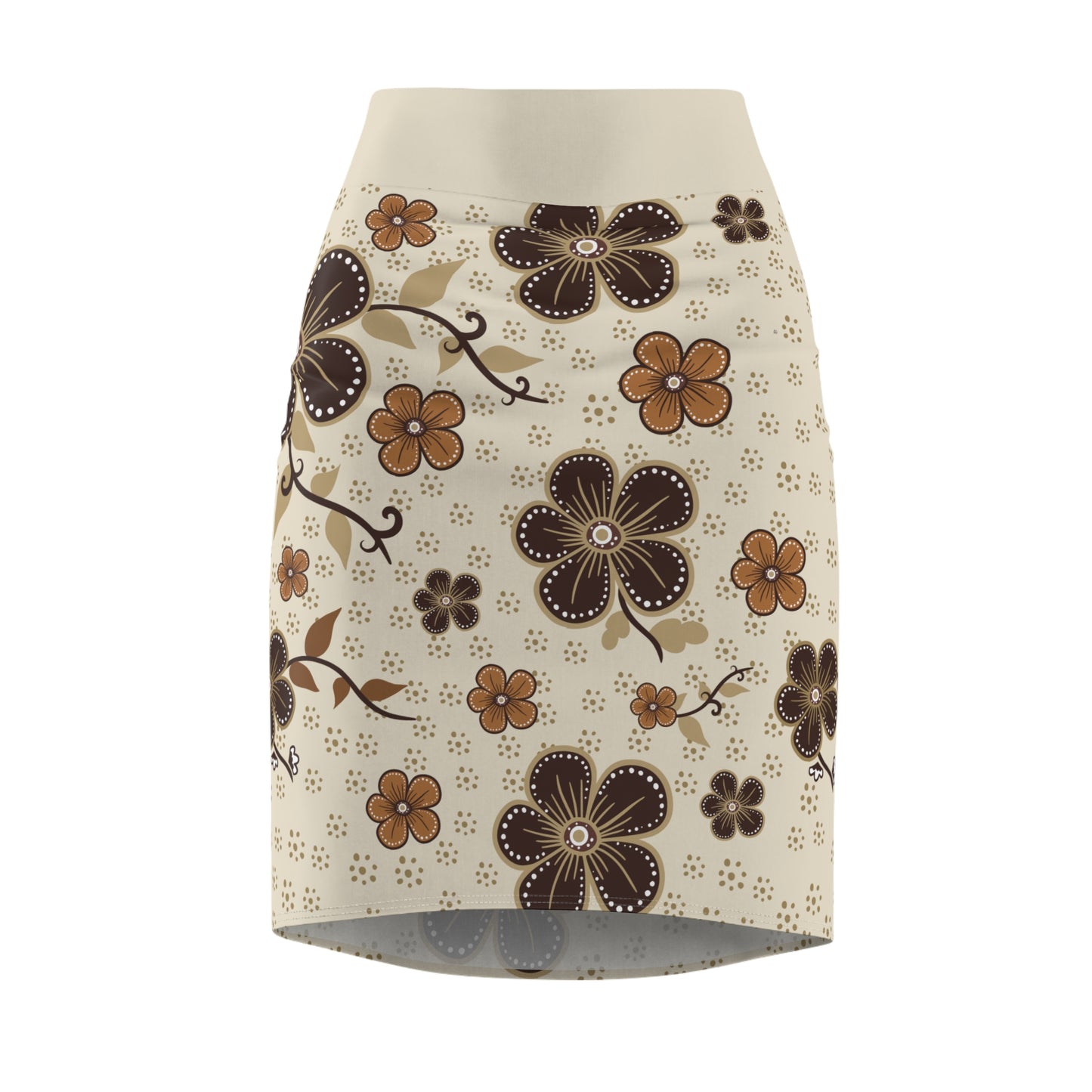 Cultural Bloom | Ethnic-Inspired Pencil Skirt