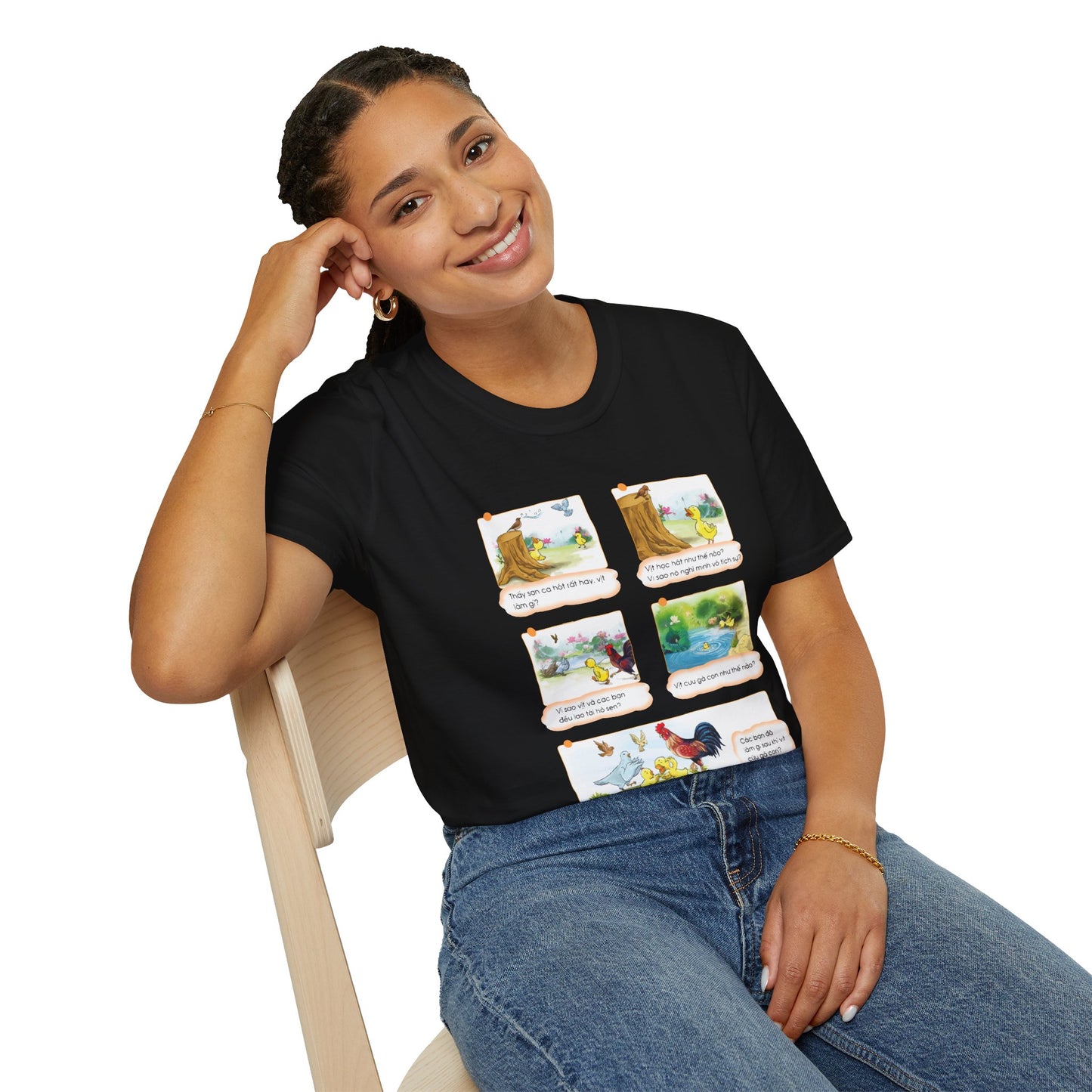 Premium Unisex T-Shirt | The Story of Duck and Lark