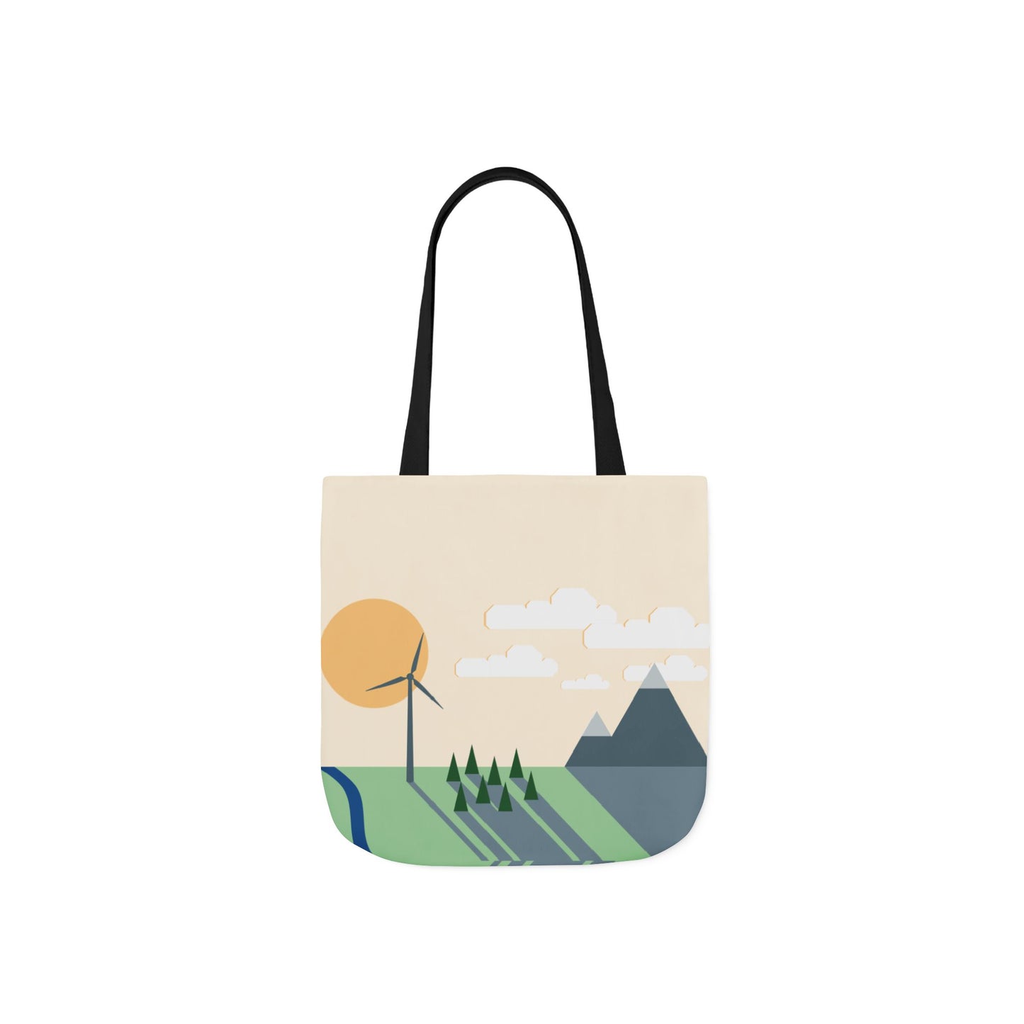 Canvas Tote Bag | Wind Energy Eco-Friendly Fashion