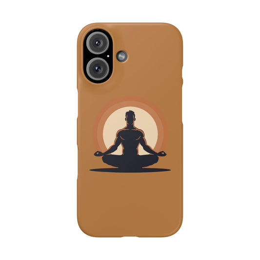 “Stillness” Phone Case | Meditative Lotus Pose Design