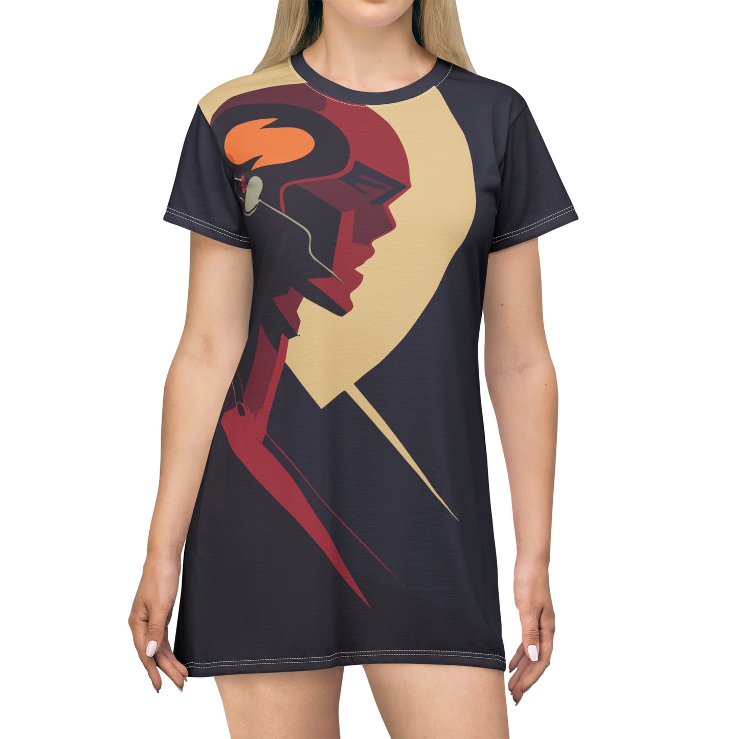 T-Shirt Dress AOP | Classic Sci-Fi Style | Fun & Unique Streetwear