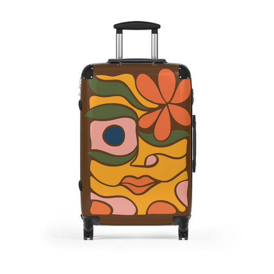 Premium Abstract Art Suitcase | Travel in Style