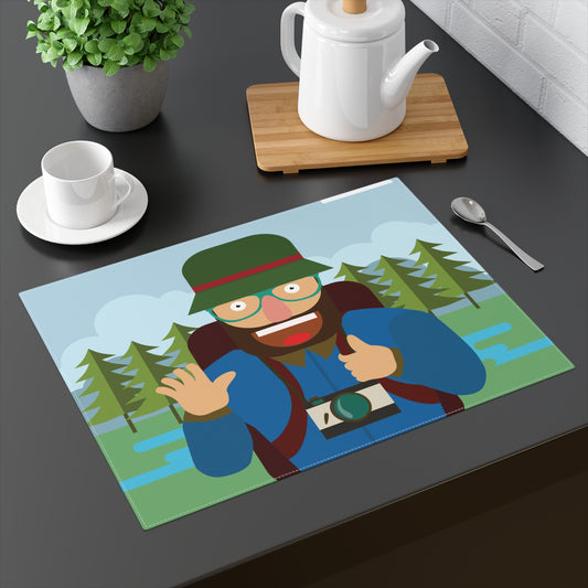 “Holiday Stroll” Placemat | Christmas Elegance for Your Table