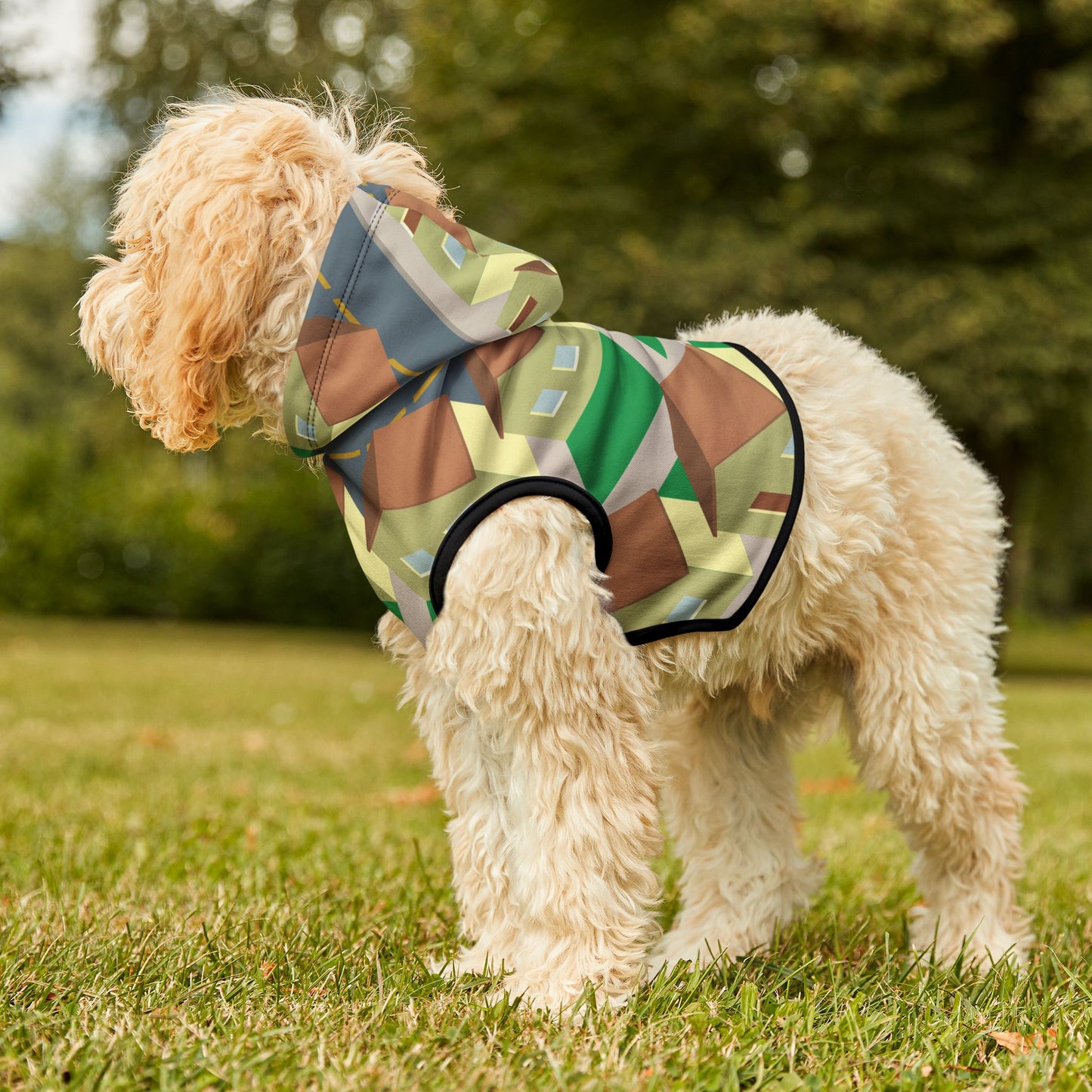 “Little Cityscape” Pet Hoodie | Urban Streetwear for Stylish Pets
