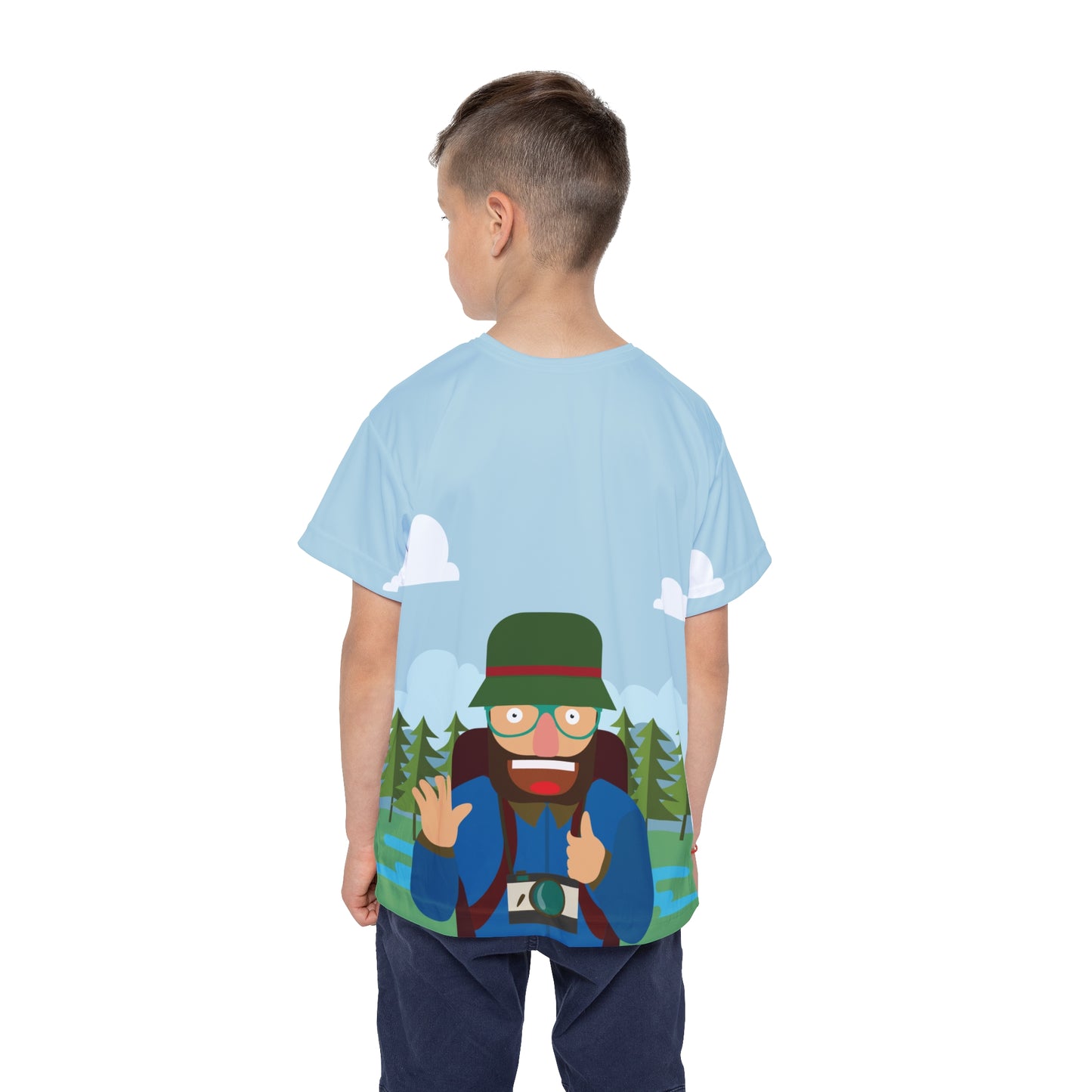 “Festive Explorer” Kids Sports Jersey | Active Holiday Fun