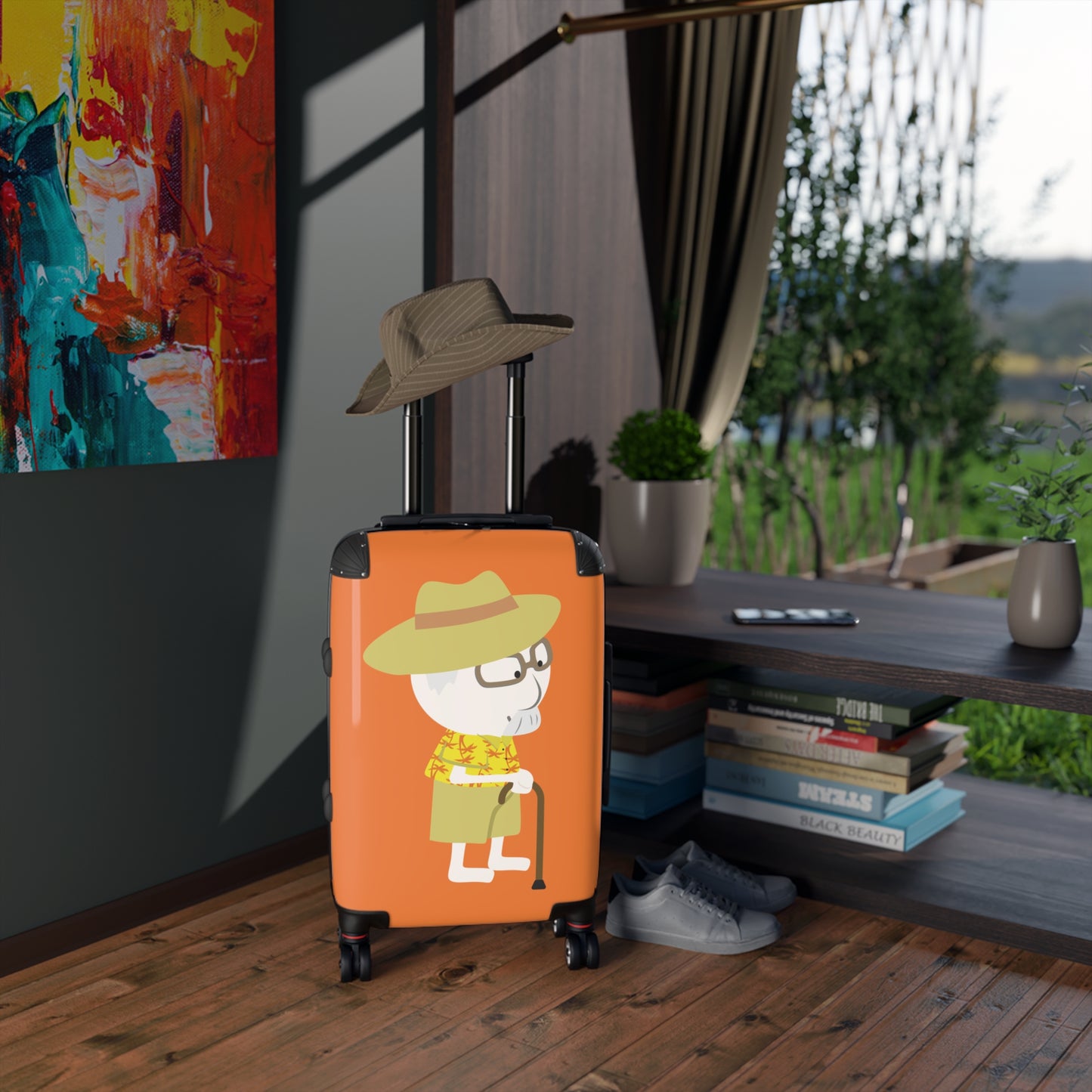 Minimalist Grandpa Suitcase | Travel with Character