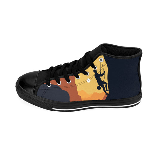 Men’s Classic Sneakers “Summit Seeker” | Minimalist Climber Art