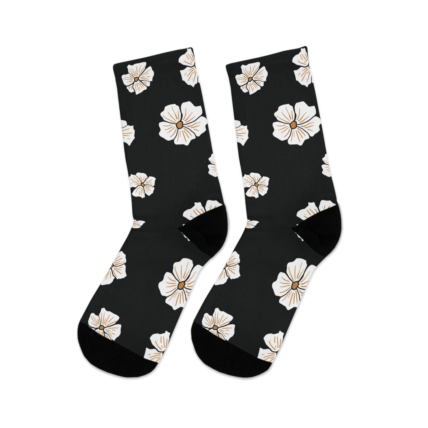 Luxury Bloom Recycled Socks | Premium Floral Print