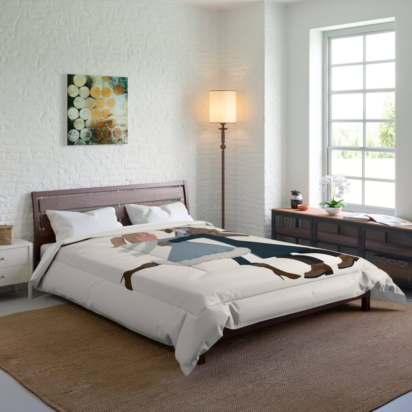 Couple in Love Comforter | Cozy Romantic Warmth
