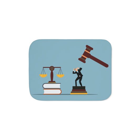 "Final Judgment" Sherpa Blanket | The Art of Justice and Reflection