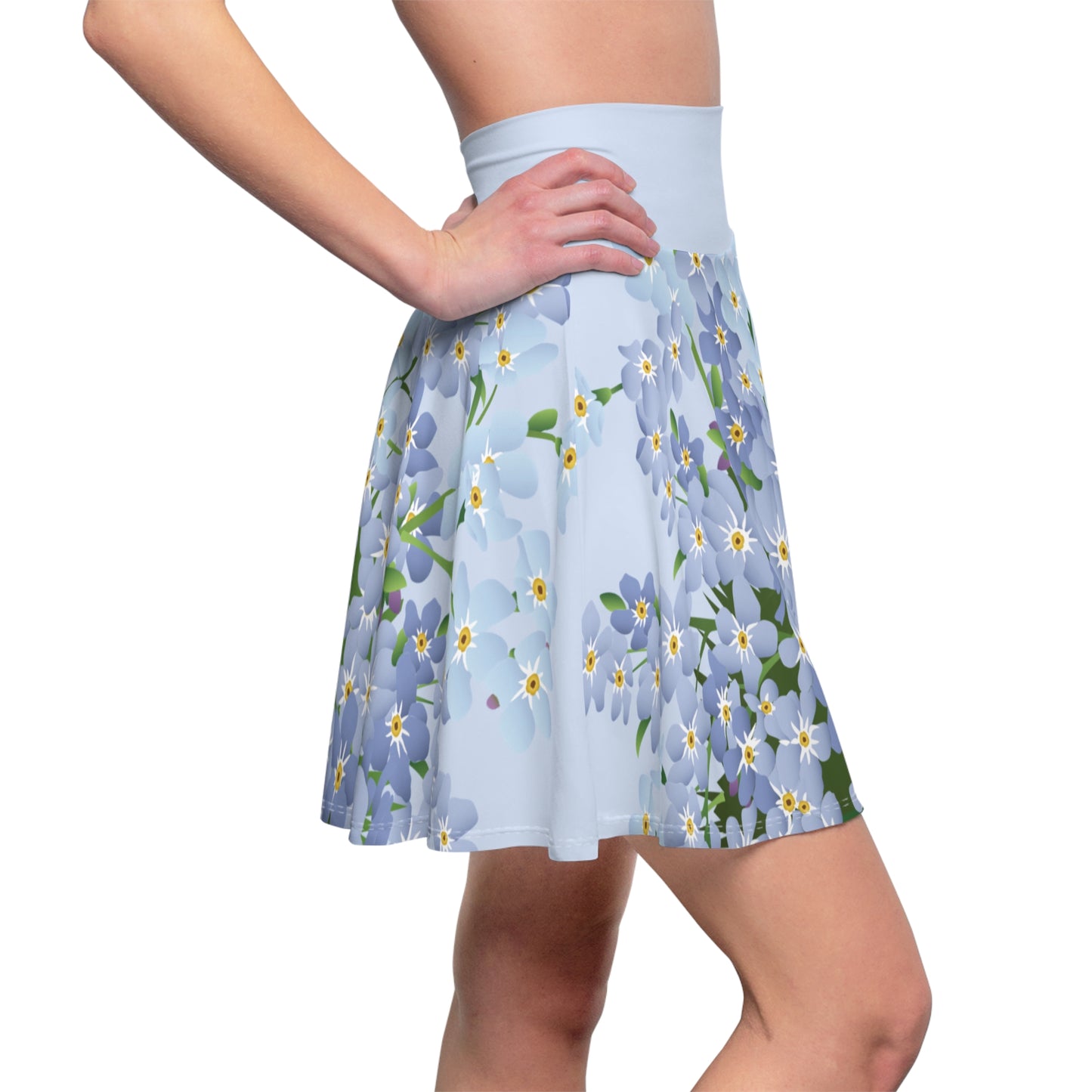 Petals in Motion | Floral Skater Skirt