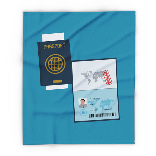 Dream Passport Blanket | Cozy Comfort for Travel Lovers