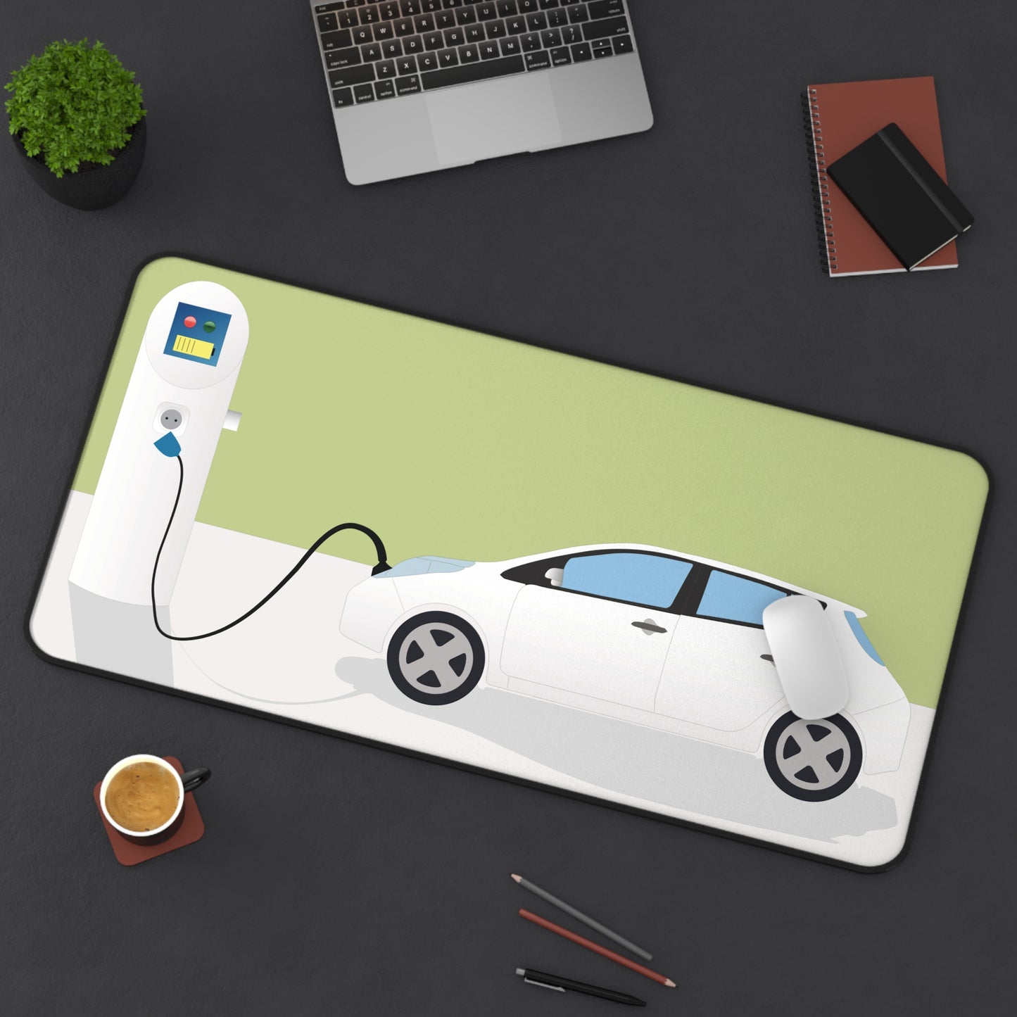 Desk Charge | Minimalist Electric Charging Station Desk Mat