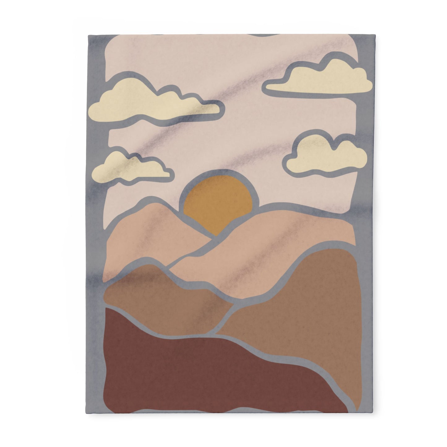 Summer Sun Fleece Blanket | Warmth with a Smile
