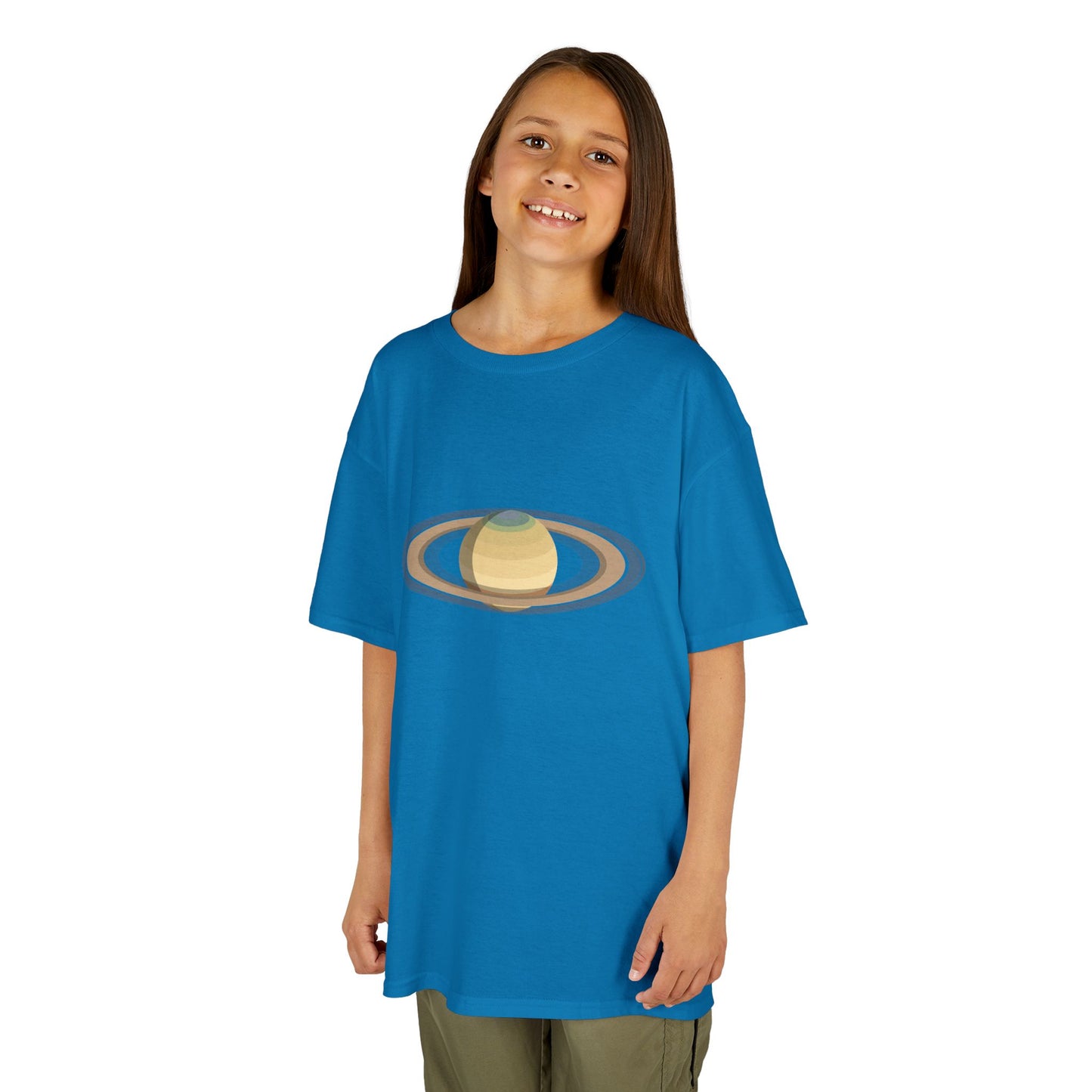 “Little Saturn” Kids Tee | A Planet-Sized Imagination