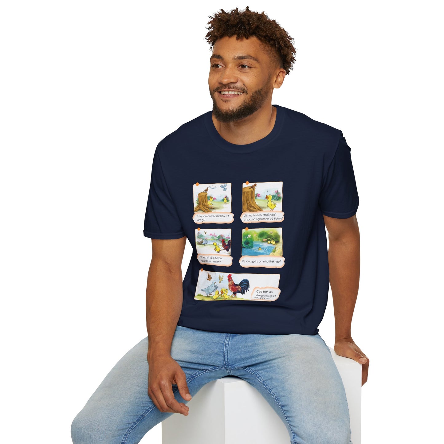 Premium Unisex T-Shirt | The Story of Duck and Lark