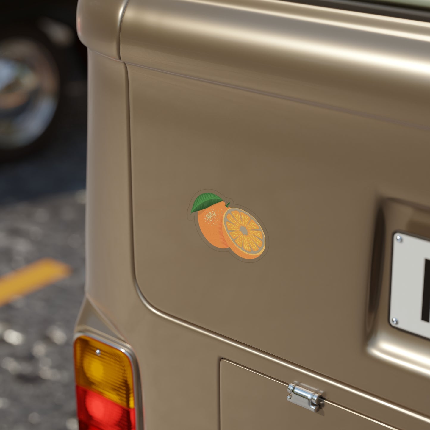 “Juicy Slice” Transparent Outdoor Sticker | Fun Meets Freshness