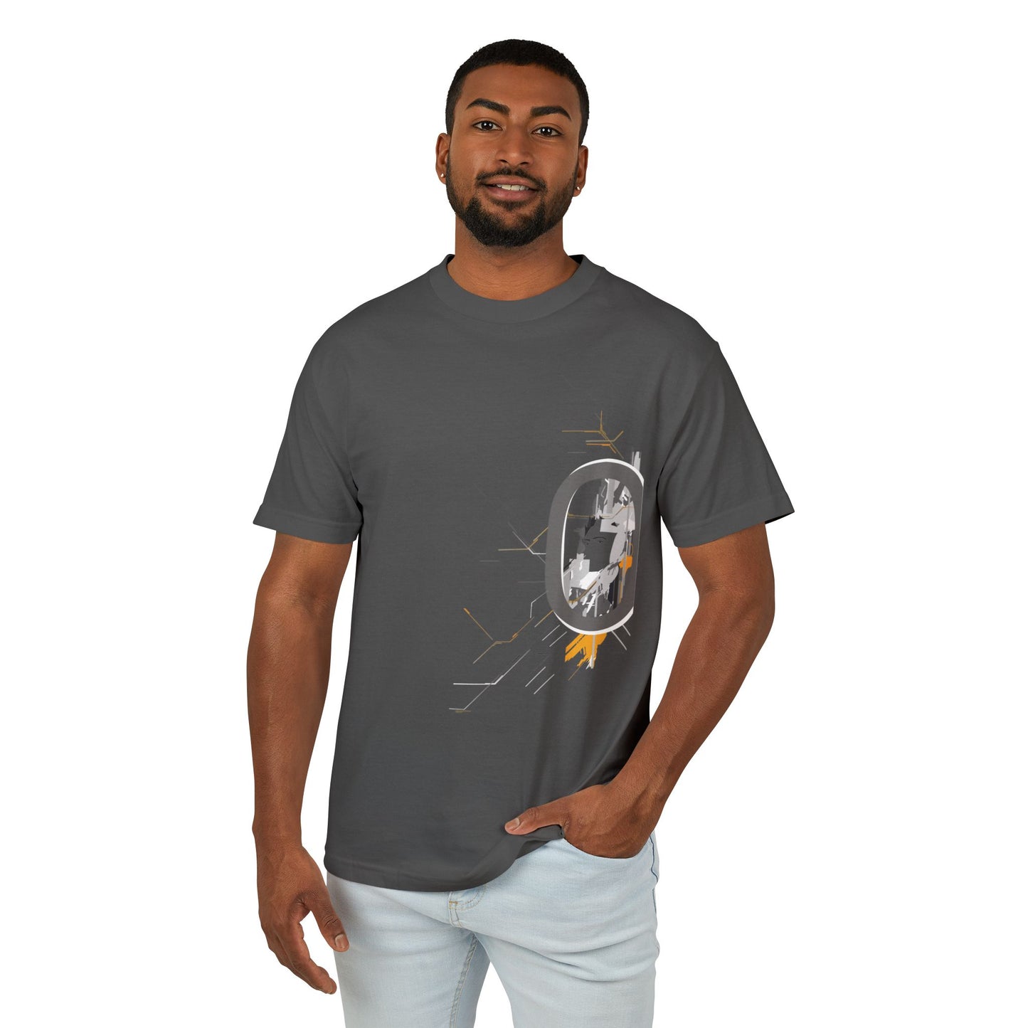 Artistic T-Shirt | Unique Geometric Machine Design