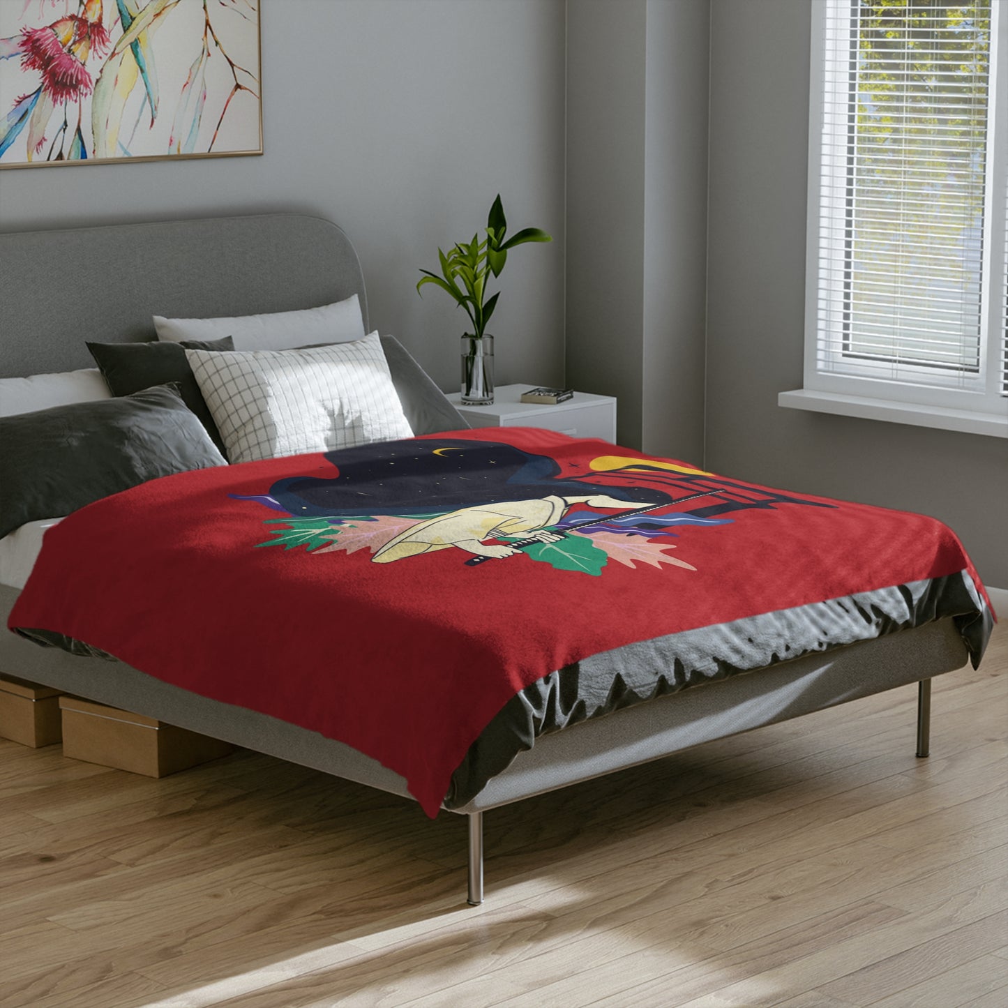 Torii Tranquility Blanket | Japanese Elegance in Every Thread