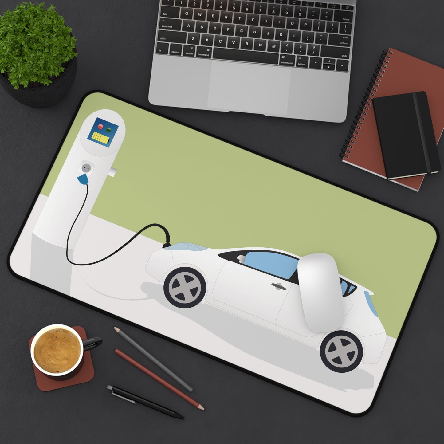 Desk Charge | Minimalist Electric Charging Station Desk Mat