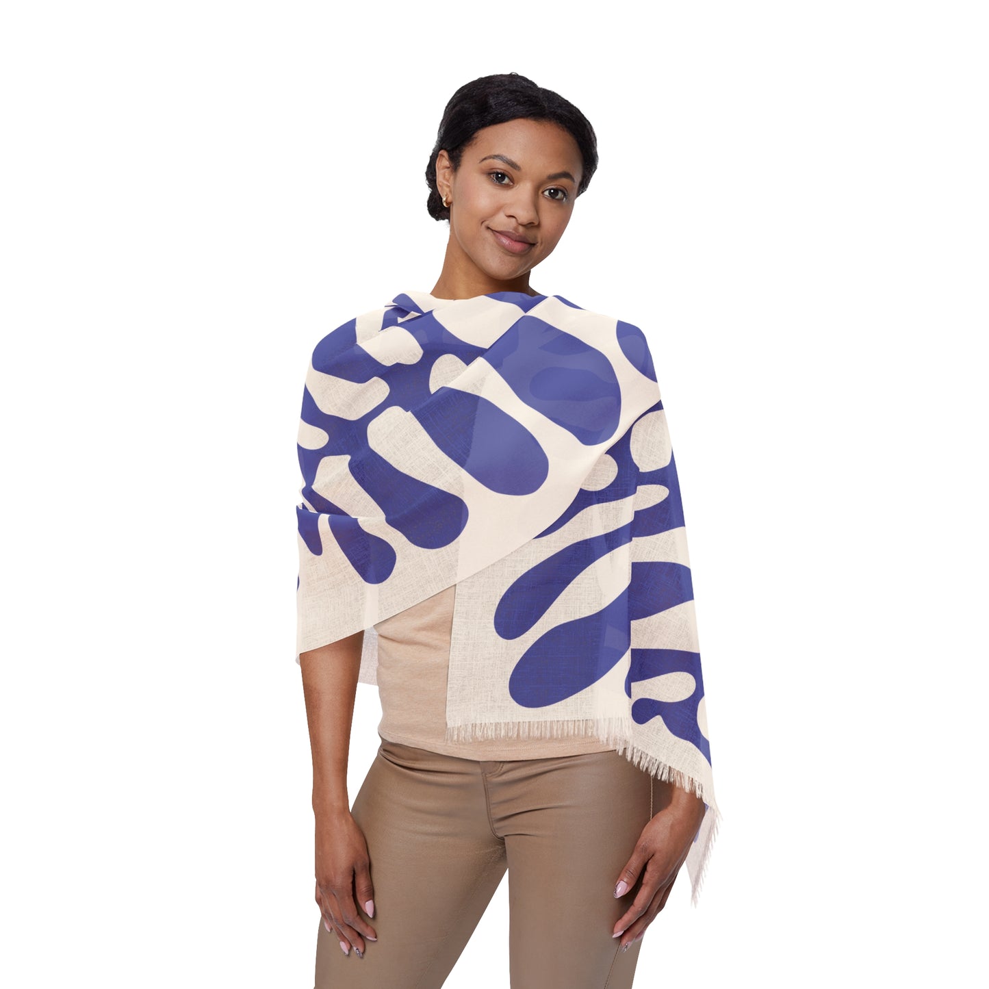 “Abstract Thought” Scarf | Minimalist Elegance in Motion