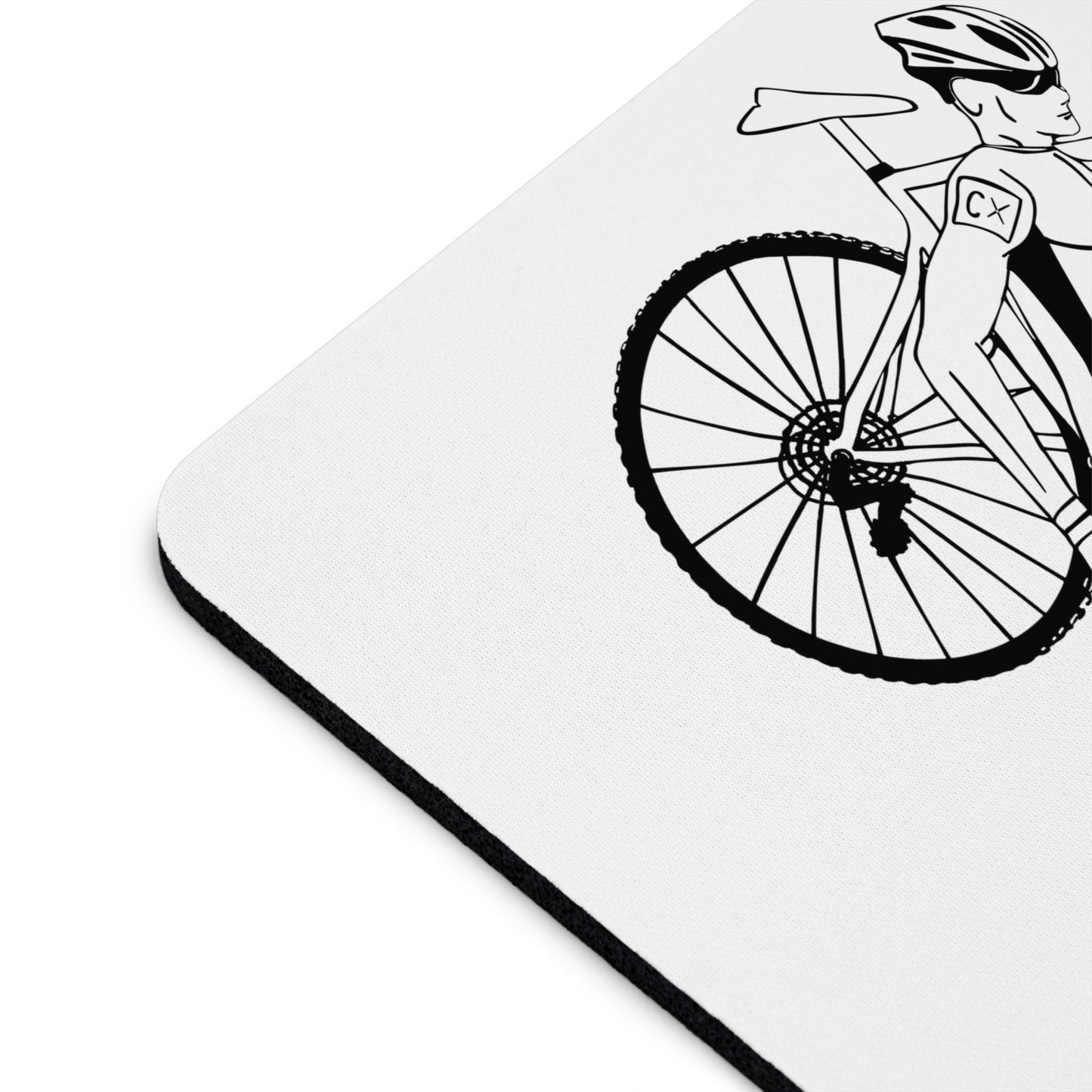 Cyclist Mouse Pad | Minimal Ride, Maximum Flow