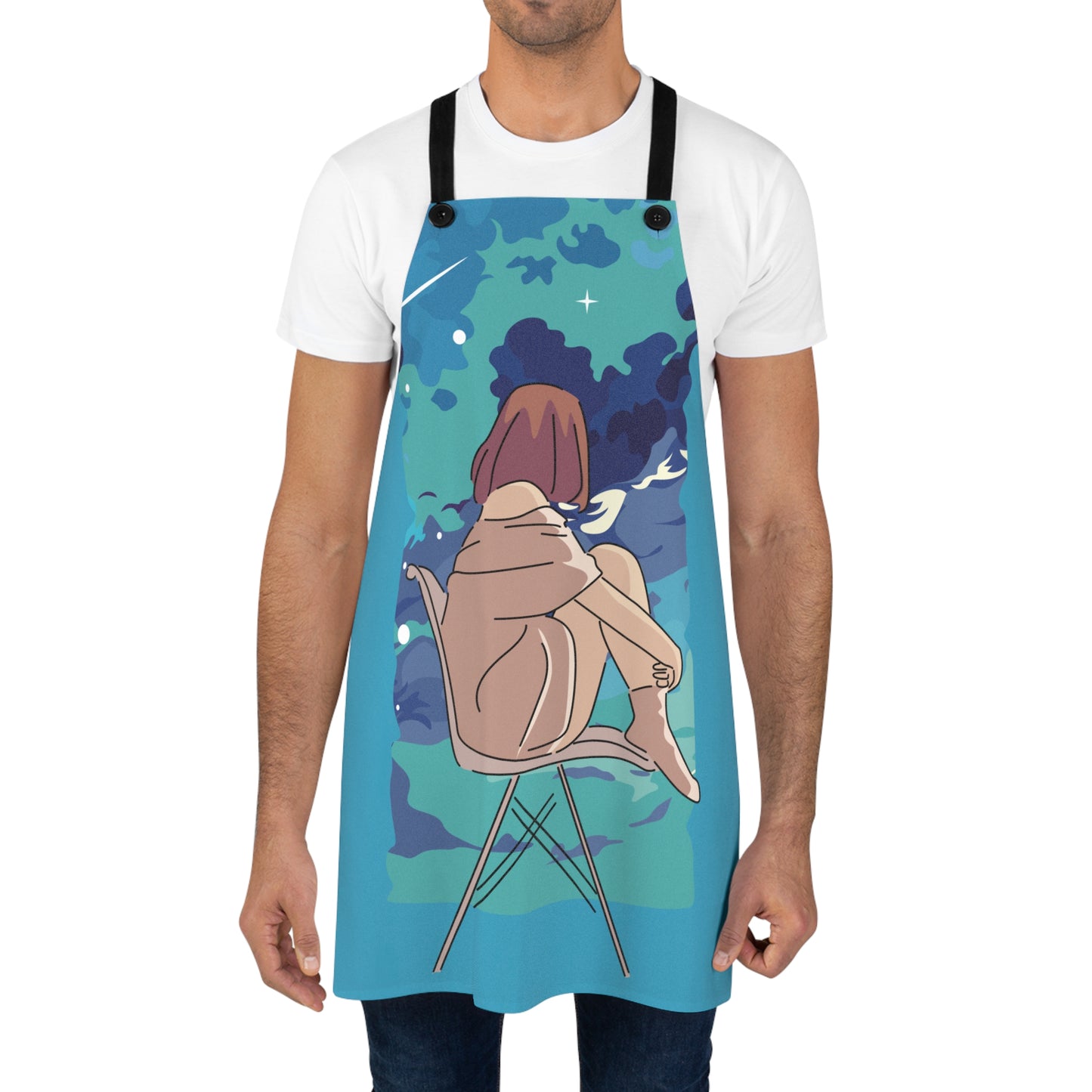 “Cloud Gazing” Apron | Peaceful Cooking Moments
