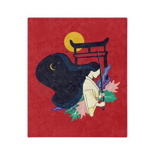 Torii Tranquility Blanket | Japanese Elegance in Every Thread