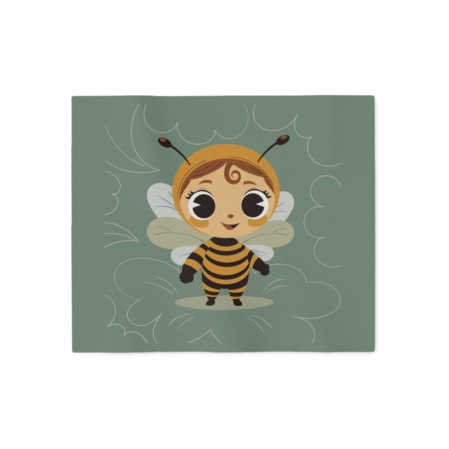“Bee Cozy Baby” Sweatshirt Blanket | Sweet, Soft & Irresistibly Cute