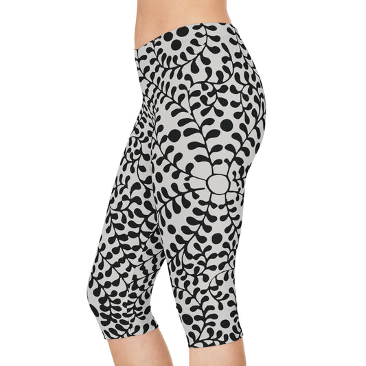 WabiBloom | Women's Capri Leggings