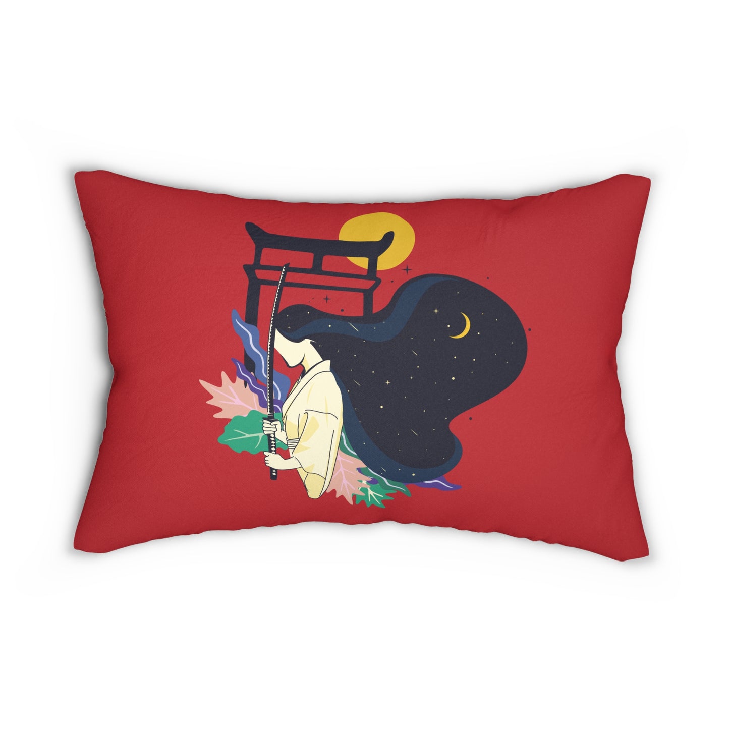 “Torii in Japan” Decorative Lumbar Pillow | Elegance & Calm in Every Detail