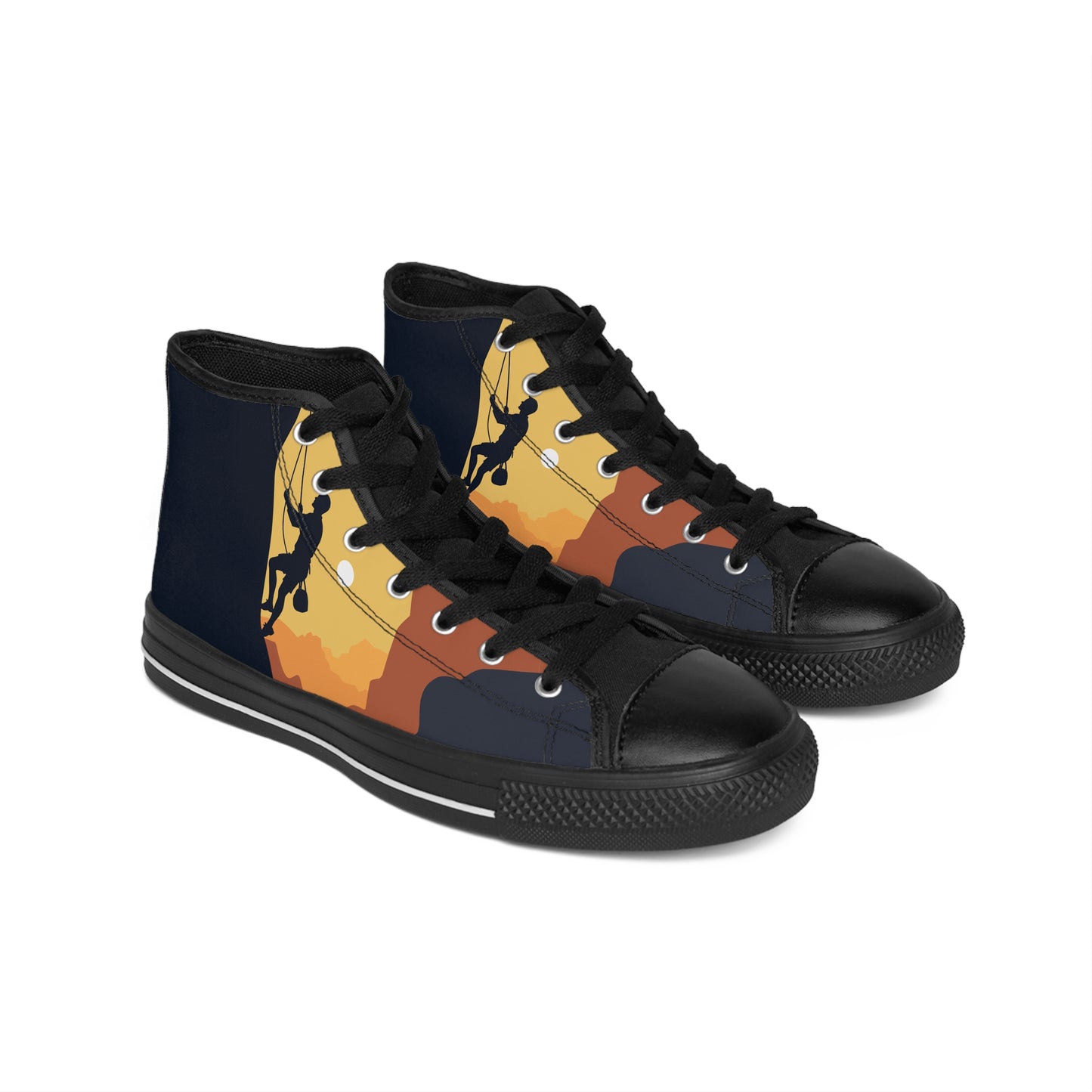 Men’s Classic Sneakers “Summit Seeker” | Minimalist Climber Art