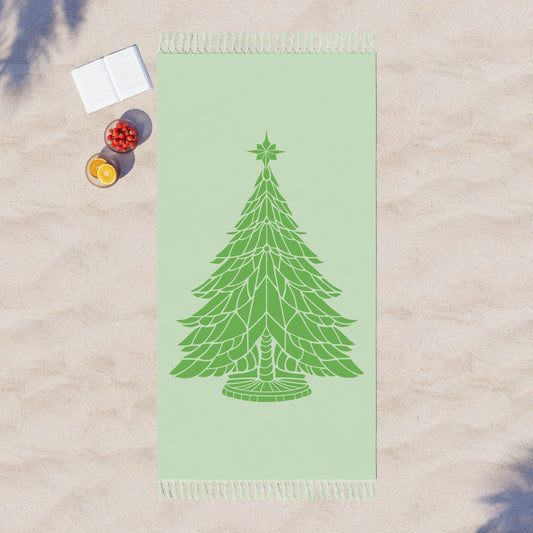 "Christmas Tree" Boho Cloth | Artistic Luxury for the Holidays
