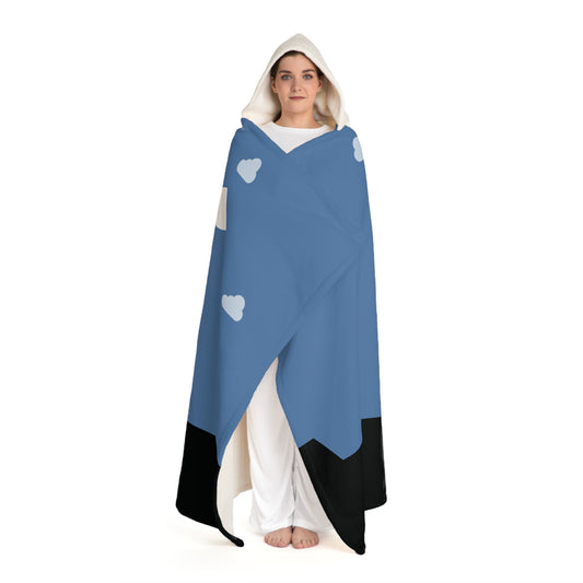“Leap of Courage” Hooded Sherpa Blanket | Bold, Warm & Refined