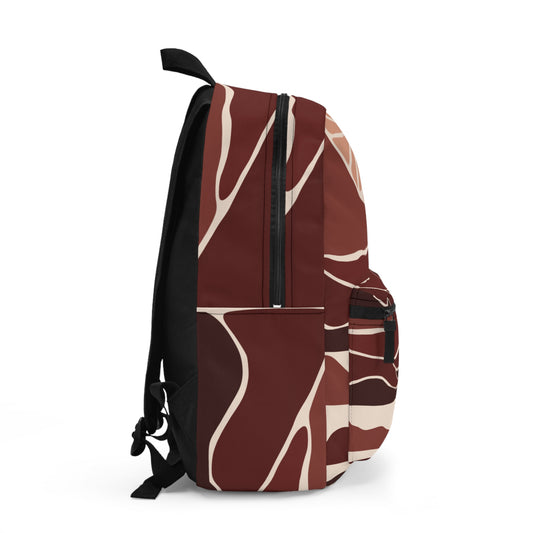 SolMori Backpack | Abstract Sun & Mountain Minimalist Pack