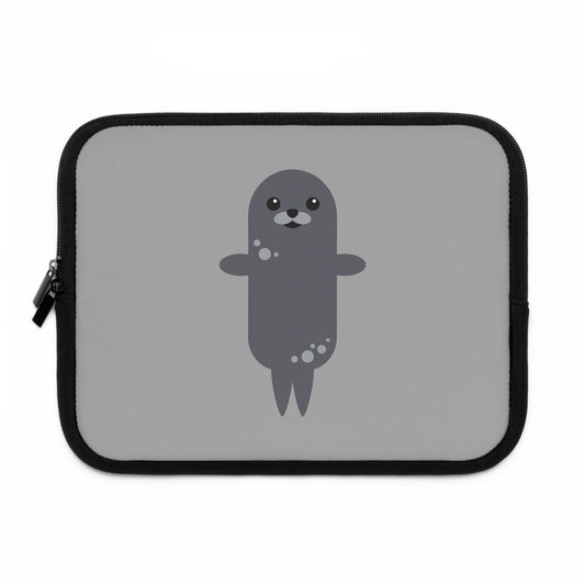 Playful Seal Splash | Seal Swimming Laptop Sleeve | Bring Ocean Vibes to Your Workday