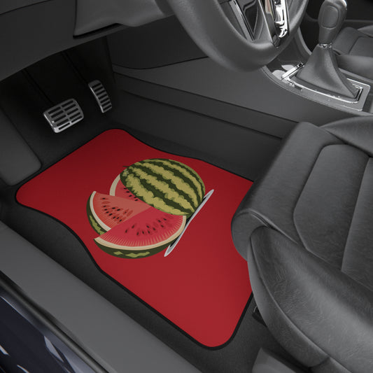 Juicy Drive | Summer Watermelon Car Mats (2 Front)