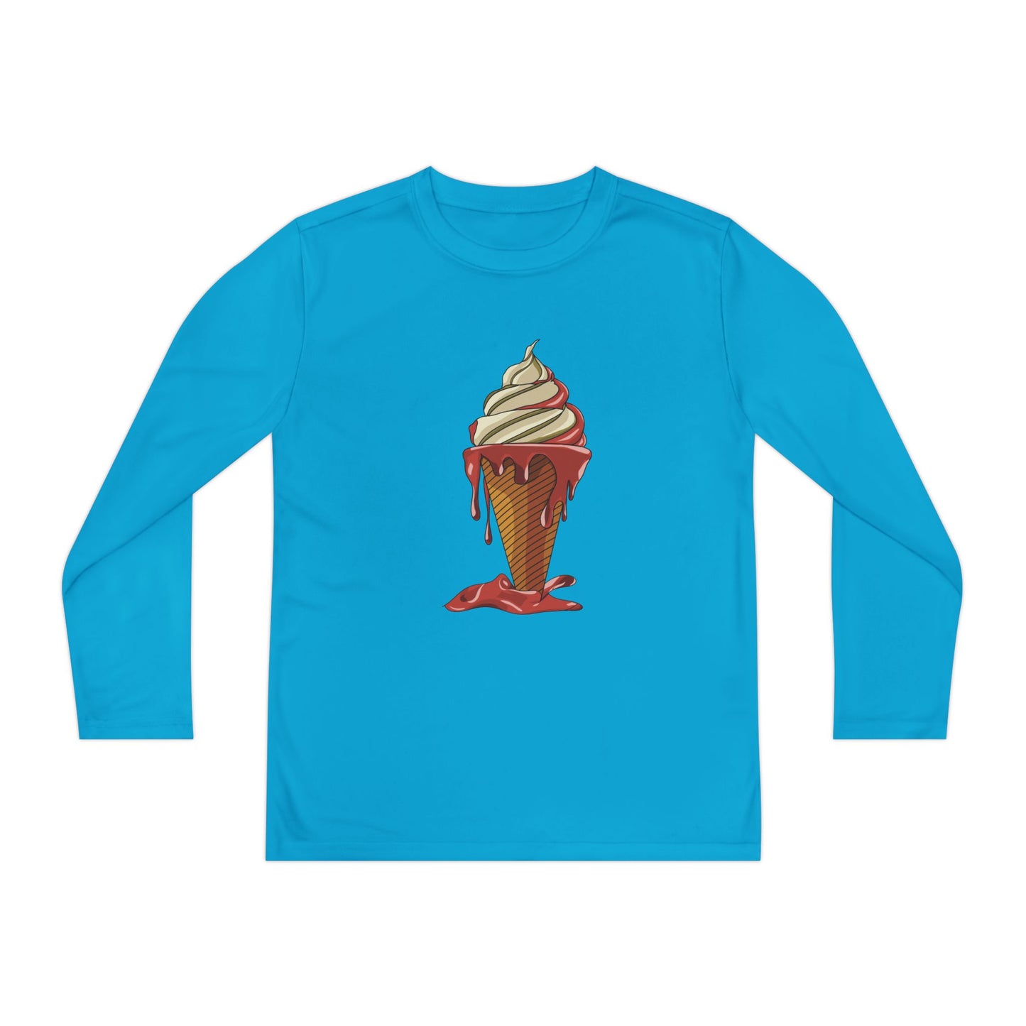 Youth Long Sleeve Tee | Melting Ice Cream Fun