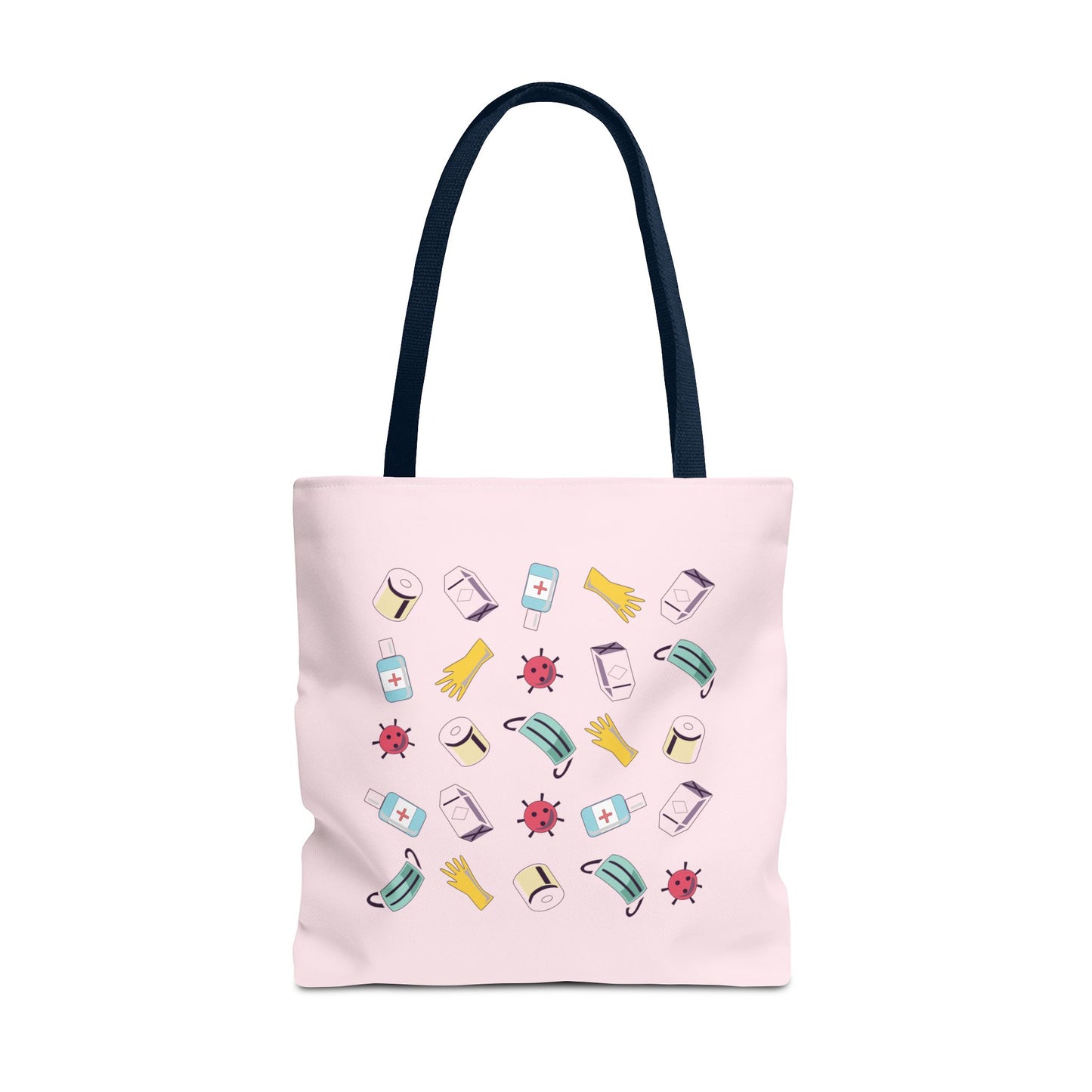 Covid Plan Concept | Artistic Tote Bag with Modern Pandemic-Inspired Design