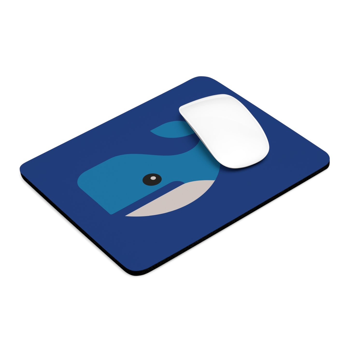 “Ocean Breath” Mouse Pad | Humpback Whale Minimalist Art