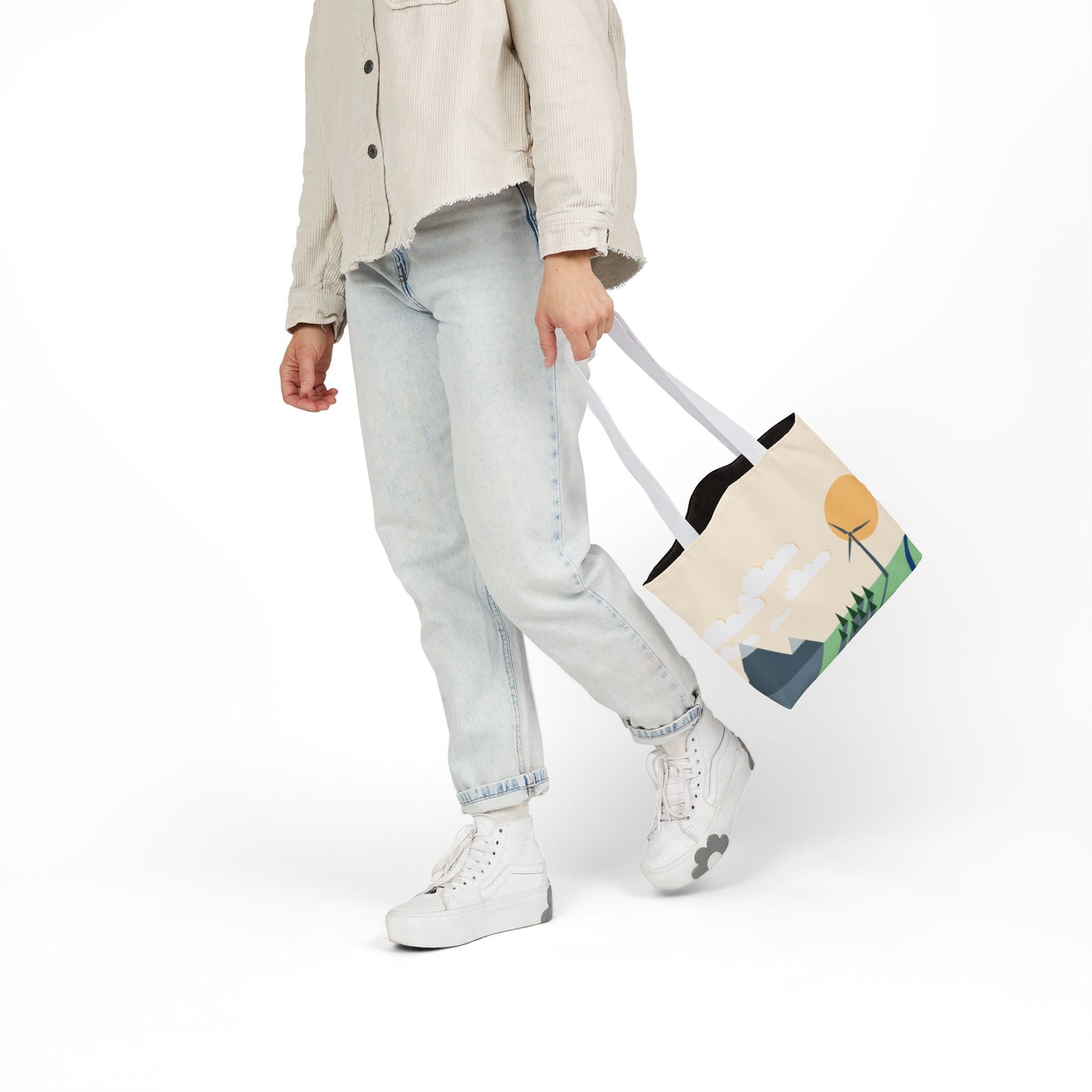Canvas Tote Bag | Wind Energy Eco-Friendly Fashion