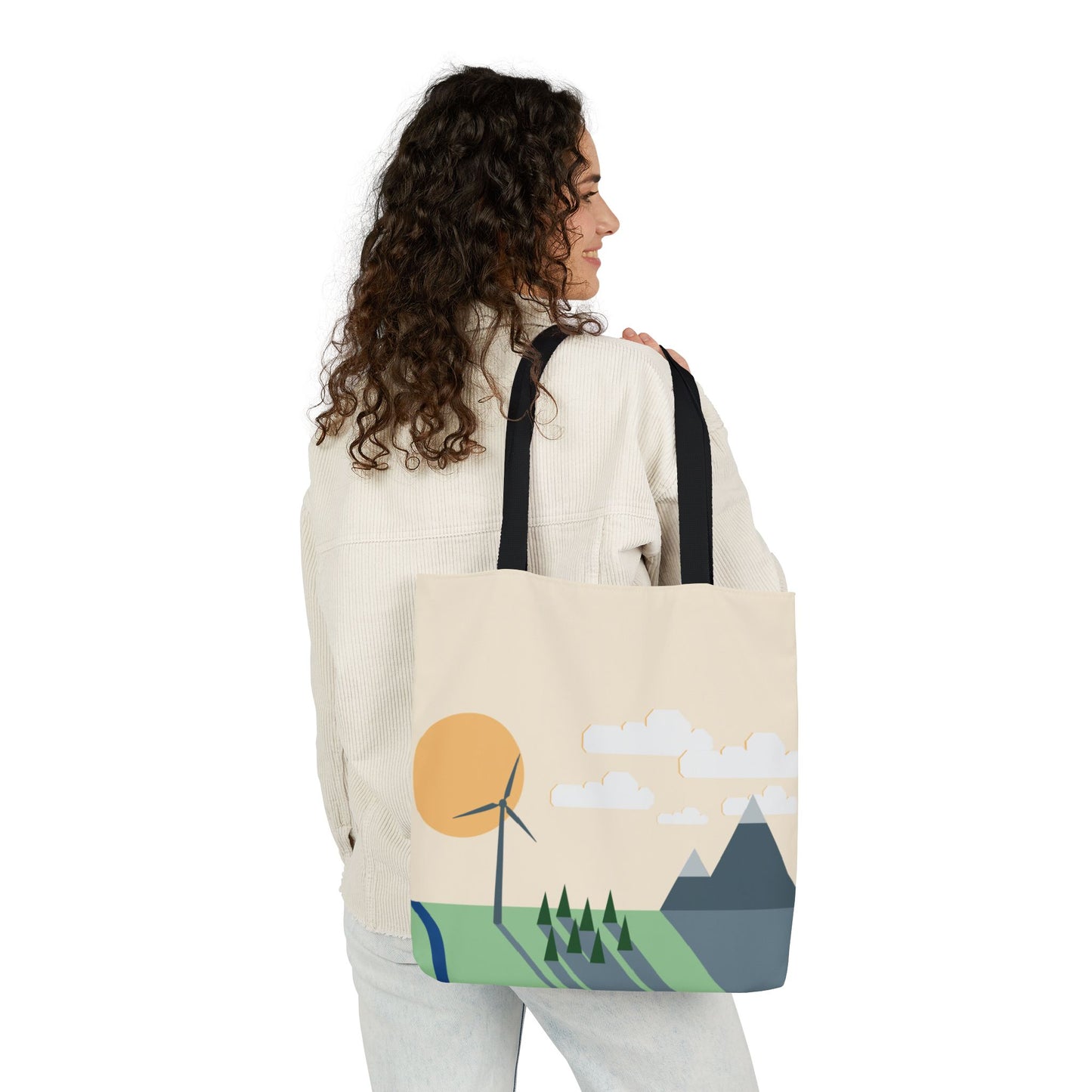 Canvas Tote Bag | Wind Energy Eco-Friendly Fashion