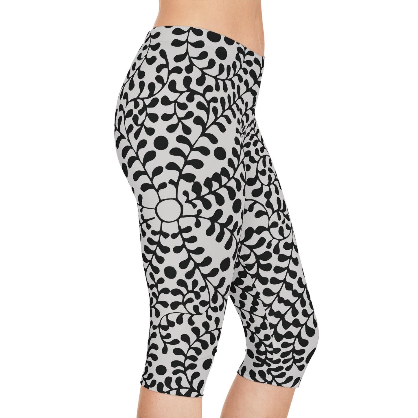 WabiBloom | Women's Capri Leggings